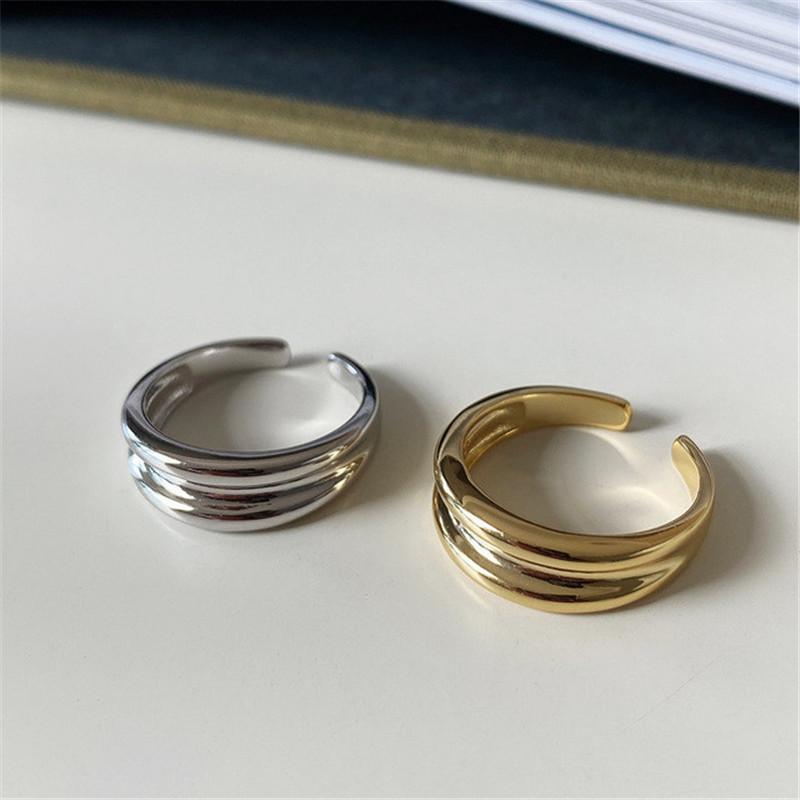 Cluster Rings POFUNUO Real 925 Sterling Silver Original Personalized Design Women Line Ring Girls Stylish 18K Gold Niche Crescent
Cluster Rings POFUNUO Real 925 Sterling Silver Original Personalized Design Women Line Ring Girls Stylish 18K Gold Niche Crescent