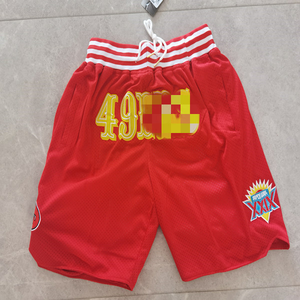 San Francisco 49er Basketball Wears Short Just Don Sport Shorts Hip Pop Pant With Pocket Zipper Sweatpants Red Mens Stitched, Black
San Francisco 49er Basketball Wears Short Just Don Sport Shorts Hip Pop Pant With Pocket Zipper Sweatpants Red Mens Stitched, Black