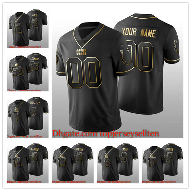 2021 IndianapolisColtsMEN WOMEN YOUTH 13 T.Y. Hilton 12 Andrew Luck Golden Edition football jersey, Black;red
2021 IndianapolisColtsMEN WOMEN YOUTH 13 T.Y. Hilton 12 Andrew Luck Golden Edition football jersey, Black;red