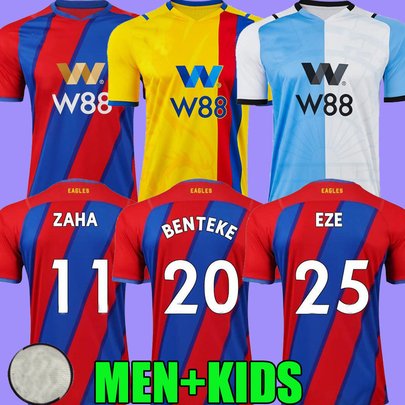 21 22 Crystal soccer jerseys Palace home away third eze Benteke Mateta Olise zaha 2021 2022 camiseta de fútbol football shirts top thailand, Away player version 
21 22 Crystal soccer jerseys Palace home away third eze Benteke Mateta Olise zaha 2021 2022 camiseta de fútbol football shirts top thailand, Away player version