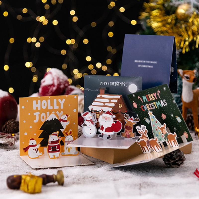Greeting Cards 3D Up With Envelope Friend Family Blessing Postcard For Birthday Year Christmas Gifts Xmas Decoration
Greeting Cards 3D Up With Envelope Friend Family Blessing Postcard For Birthday Year Christmas Gifts Xmas Decoration
