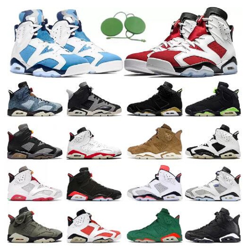 7-13 6s UNC Jumpman Basketball Shoes Mens Trainers 6 Electric Green Carmine Red Infrared Hare Angry bull Black Cat Outdoor Sports Sneakers, # 22
7-13 6s UNC Jumpman Basketball Shoes Mens Trainers 6 Electric Green Carmine Red Infrared Hare Angry bull Black Cat Outdoor Sports Sneakers, # 22