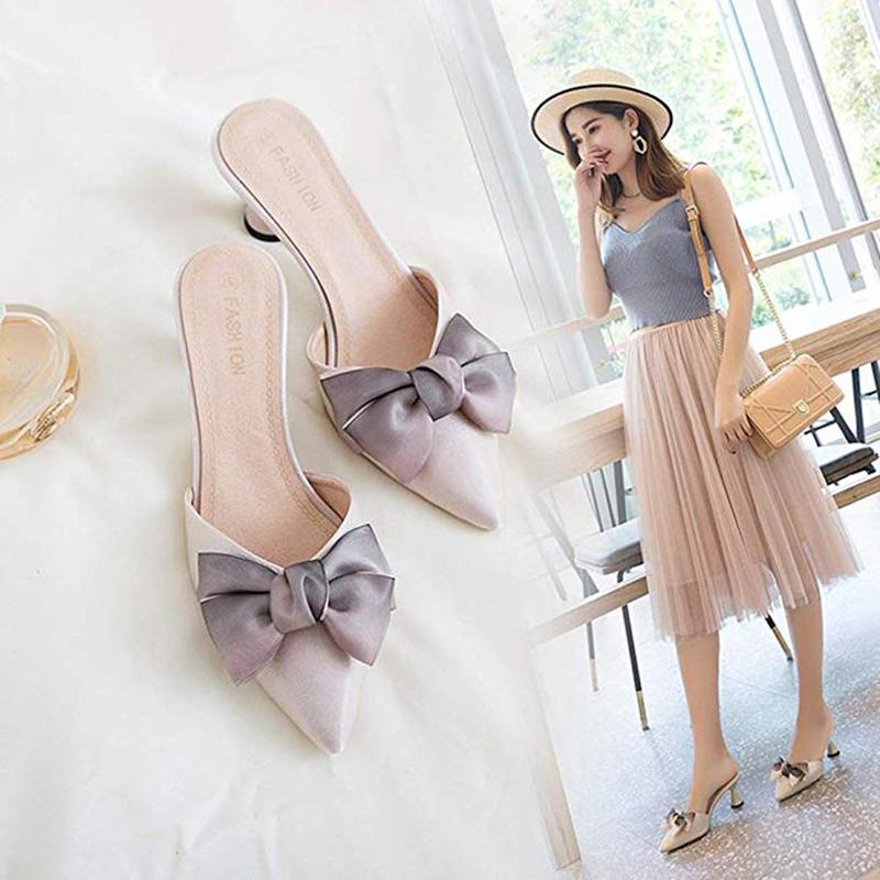 Women Sandals Kitten Heels Pointed Toe Satin Bowknot Elegant High Heel 2021 Summer Fashion Slip On Dates Parties Mules, Sandalymx17 black
Women Sandals Kitten Heels Pointed Toe Satin Bowknot Elegant High Heel 2021 Summer Fashion Slip On Dates Parties Mules, Sandalymx17 black