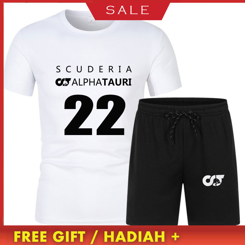 2021Summer F1 Alpha Tauri driver Yuki Tsunoda 22 Car fan Clothing Fashion Short Sleeve Cotton Men Oversized T-shirt+Shorts Set
2021Summer F1 Alpha Tauri driver Yuki Tsunoda 22 Car fan Clothing Fashion Short Sleeve Cotton Men Oversized T-shirt+Shorts Set