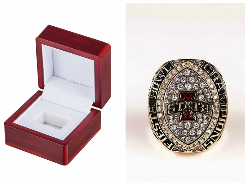 2020 Iowa State Cyclones Fiesta Bowl Championship Ring With Wooden Display Box Souvenir Fan Men Gift Wholesale
2020 Iowa State Cyclones Fiesta Bowl Championship Ring With Wooden Display Box Souvenir Fan Men Gift Wholesale