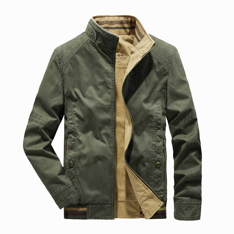 Winter Jacket Men Double-sided Military Jackets Coats Pure Cotton Windbreaker Men's Jacket Jaqueta Masculina Plus Size M-8XL 210818
