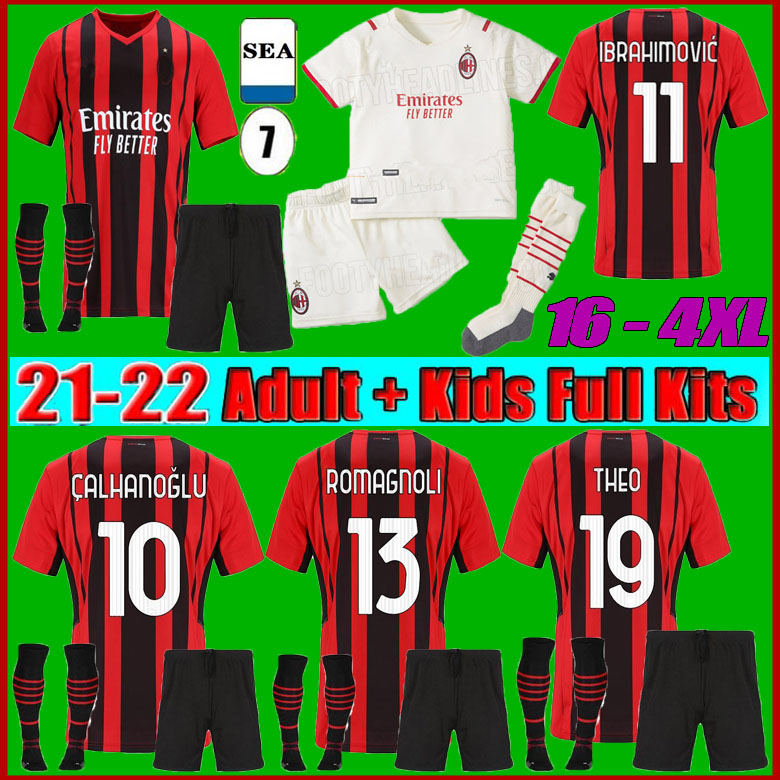 S-4XL Fans+ Player 21 22 AC IBRAHIMOVIC soccer jerseyS BRAHIM BENNACER KESSIE ROMAGNOLI CALHANOGLU 2021 2022 milan football shirt TONALI REBIC maillot men + kids kit, Player version
S-4XL Fans+ Player 21 22 AC IBRAHIMOVIC soccer jerseyS BRAHIM BENNACER KESSIE ROMAGNOLI CALHANOGLU 2021 2022 milan football shirt TONALI REBIC maillot men + kids kit, Player version