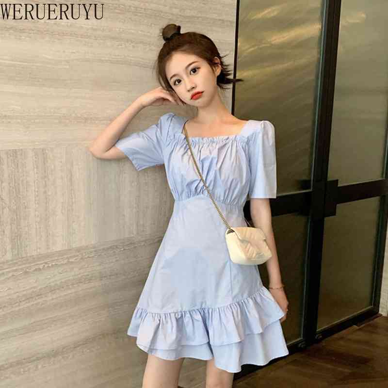WERUERUYU Lace Puff Sleeve Black Dress Temperament High Waist French Niche Women Harajuku Cute 210608, Photo color
WERUERUYU Lace Puff Sleeve Black Dress Temperament High Waist French Niche Women Harajuku Cute 210608, Photo color