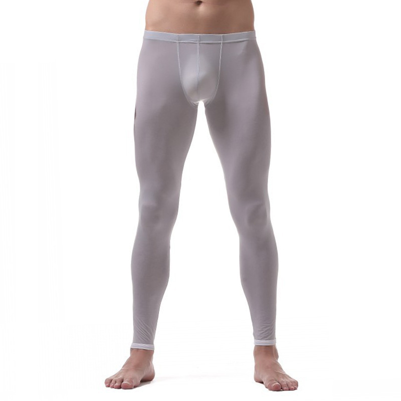 Gray Men's sexy Sleepwear extra-thin ice silky thermal sleep bottoms lounge pants #VS007QK
Gray Men's sexy Sleepwear extra-thin ice silky thermal sleep bottoms lounge pants #VS007QK