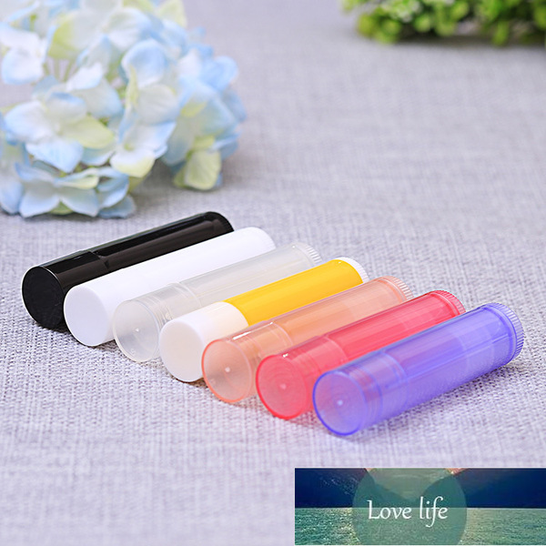Wholesale 160pcs/lot 5g Plastic Lipstick Tube Refillable Bottles 5ml Empty Lip Balm Tube For Cosmetic Packing