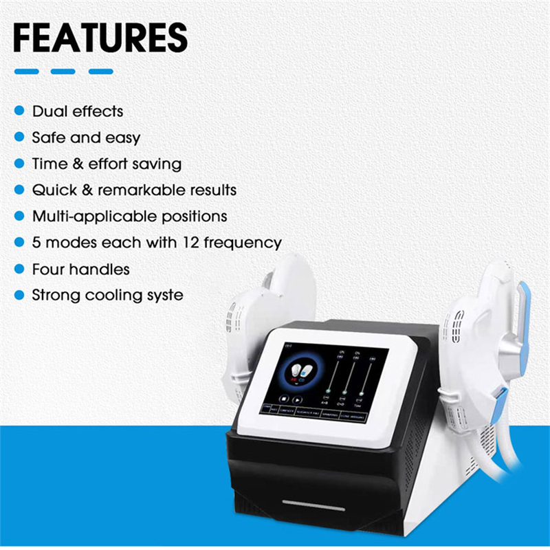 Salon High EMS electromagnetic Muscle Stimulation fat burning shaping hiemta beauty equipment