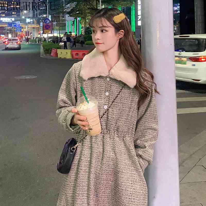 WERUERUYU Fairy Vintage Dress Women Autumn Long Sleeve Retro French Warm Dress Female Casual Party Dress Korean Winter 210608, Photo color
WERUERUYU Fairy Vintage Dress Women Autumn Long Sleeve Retro French Warm Dress Female Casual Party Dress Korean Winter 210608, Photo color
