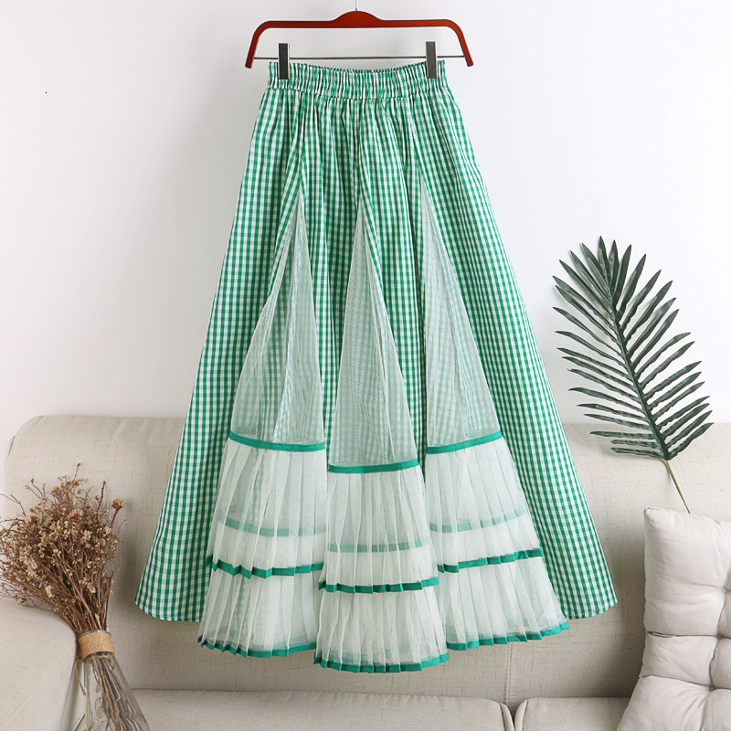Casual Dresses Fashion Gauze Tulle Patchwork Plaid Long Puff Pleated Skirts VP0Z, Blue
Casual Dresses Fashion Gauze Tulle Patchwork Plaid Long Puff Pleated Skirts VP0Z, Blue