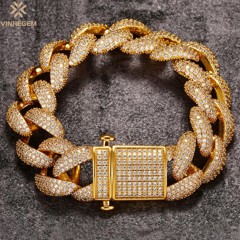 Chains Vinregem Hip Hop Rock 925 Sterling Silver Luxury 18MM Created Moissanite Gemstone Miami Cuba Chain Bracelets Fine Jewelry Gift
Chains Vinregem Hip Hop Rock 925 Sterling Silver Luxury 18MM Created Moissanite Gemstone Miami Cuba Chain Bracelets Fine Jewelry Gift