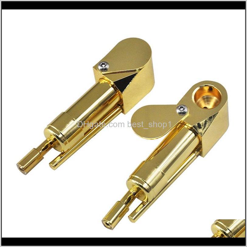 Household Sundries Home Garden Drop Delivery 2021 Detachable Mini Handpipes Brass Golden Color Cigarette Proto Pipes Set Herbal Pipe For Smok
Household Sundries Home Garden Drop Delivery 2021 Detachable Mini Handpipes Brass Golden Color Cigarette Proto Pipes Set Herbal Pipe For Smok