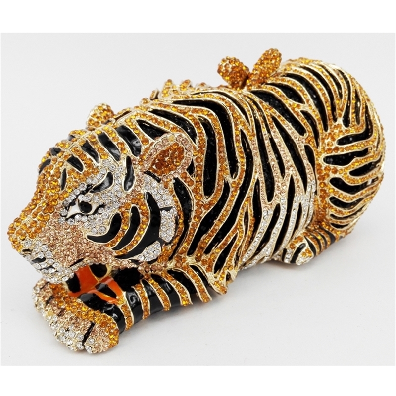 Stylish Animal Tiger Diamond Evening Bag Gold Luxury Diamante Crystal Fashion Clutch Wedding Elegant Bride Party Leopard Purse Y201224, Extra fee for adding(not sale)
Stylish Animal Tiger Diamond Evening Bag Gold Luxury Diamante Crystal Fashion Clutch Wedding Elegant Bride Party Leopard Purse Y201224, Extra fee for adding(not sale)