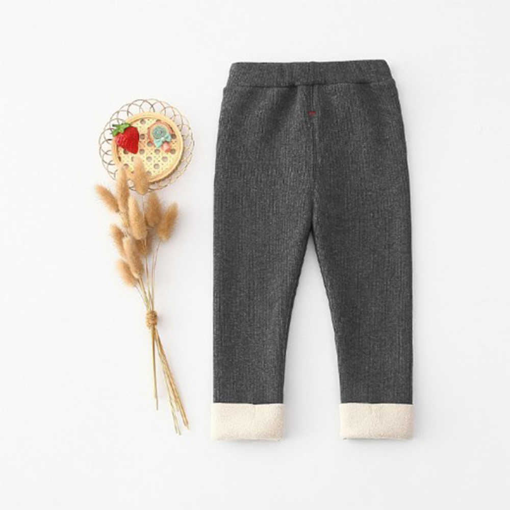 Mud Kingdom Girls Leggings Fleece Lined Kids Trousers Pants Print Cartoon Puppy Pattern Children 210615