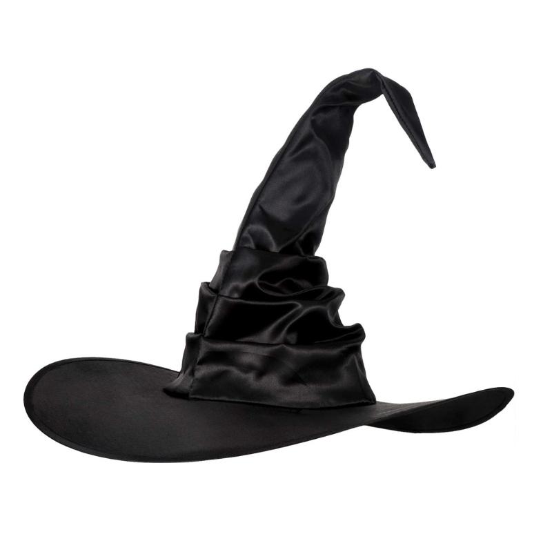 Party Hats Fashion Angled Witch Hat Black Folds Wizard Halloween Adult Kid Festivals Headgear
Party Hats Fashion Angled Witch Hat Black Folds Wizard Halloween Adult Kid Festivals Headgear