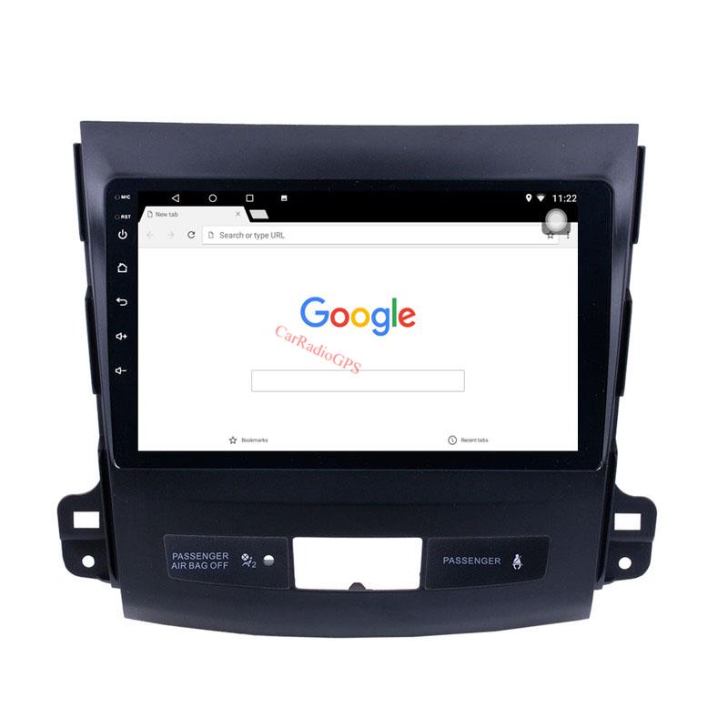 Android 10 Car dvd Radio Player for MITSUBISHI Outlander 2006-2014 Auto Stereo Support Wifi Backup Camera GPS Head Unit 9 Inch