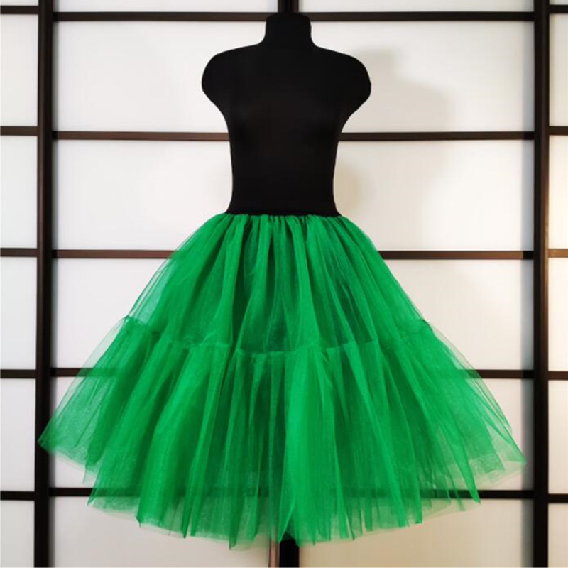 Dress Inner petticoat 14 colors puffy skirt Plus size Pin-up Tulle Rockabilly clothing