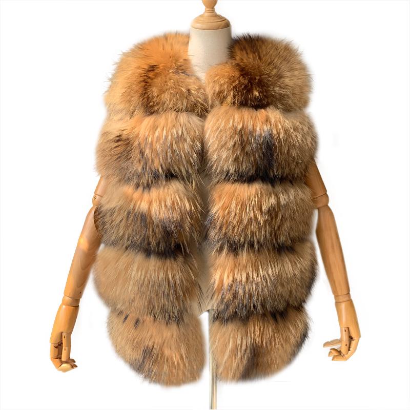 Women's Fur & Faux Real Raccoon Vest Women Winter Thick Gilet Ladies Natural Dog Waistcoat, Black
Women's Fur & Faux Real Raccoon Vest Women Winter Thick Gilet Ladies Natural Dog Waistcoat, Black