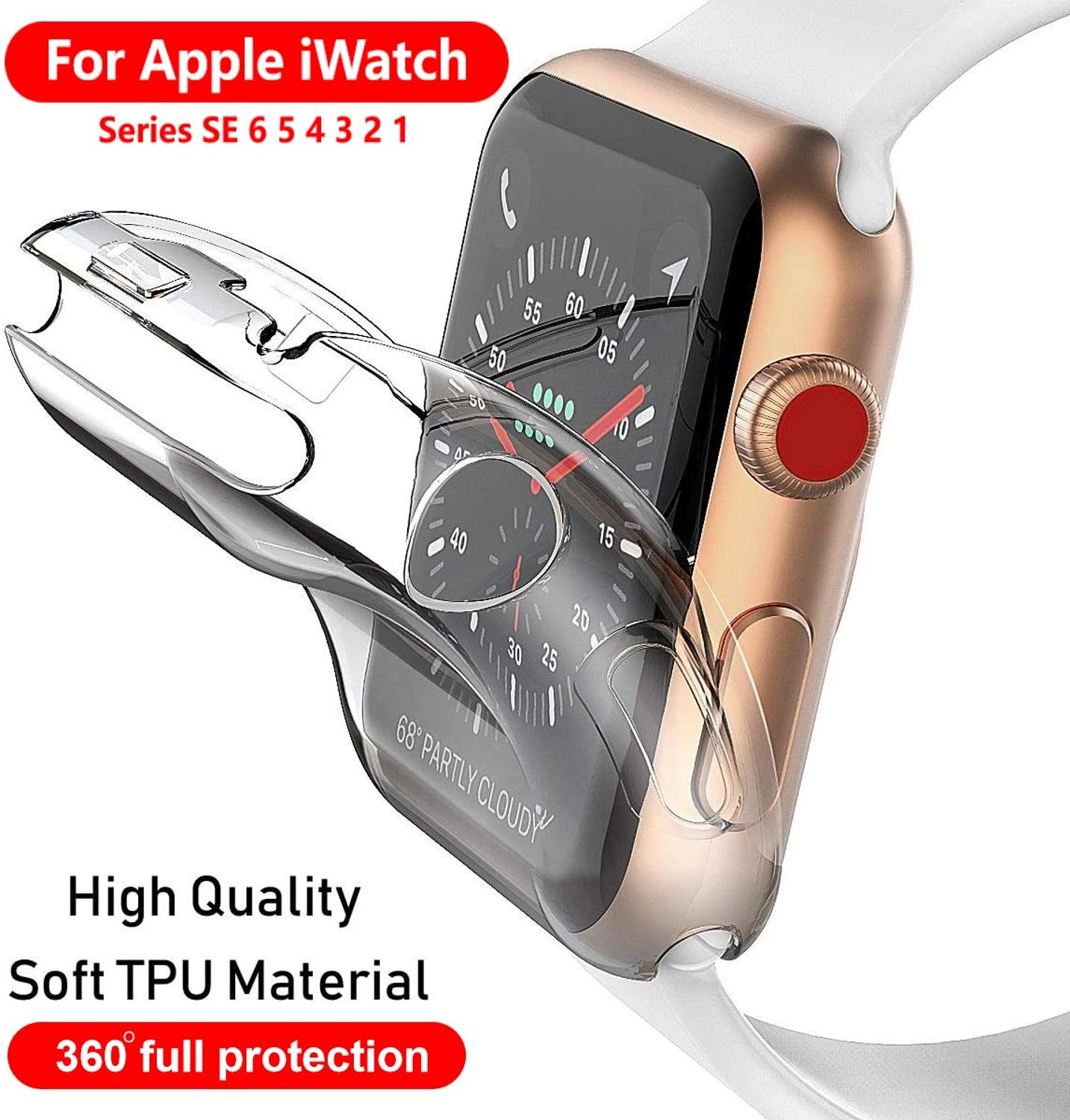 Soft Transparent TPU Case For Apple Watch 38mm 42mm 40mm 44mm Clear Protective Case For iWatch Series 1 2 3 4 5
Soft Transparent TPU Case For Apple Watch 38mm 42mm 40mm 44mm Clear Protective Case For iWatch Series 1 2 3 4 5