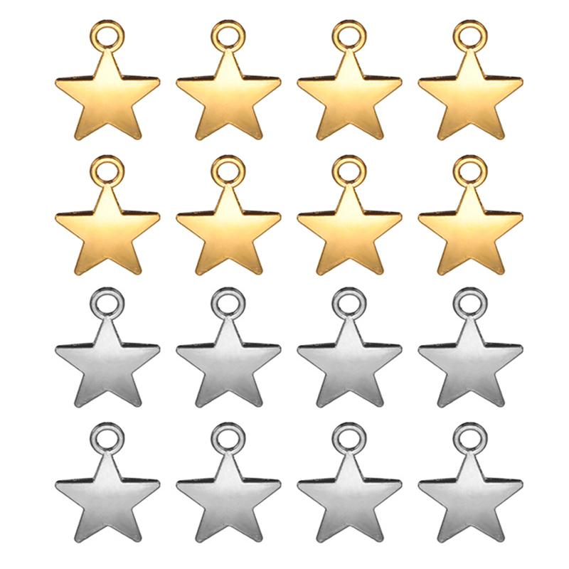 Charms 100pcs Charm Stars Pendant DIY Jewelry Making For Bracelet Gold Tniy Star Pentagram Earring Handmade Necklace, Bronze;silver
Charms 100pcs Charm Stars Pendant DIY Jewelry Making For Bracelet Gold Tniy Star Pentagram Earring Handmade Necklace, Bronze;silver