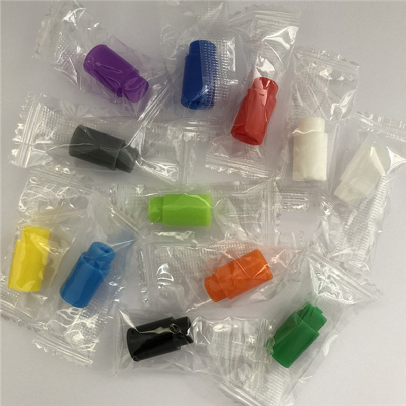 510 Silicone Rubber Disposable Drip Tips Bag Mouthpiece Cover Colorful Silicon testing caps Tester With Individual Package
510 Silicone Rubber Disposable Drip Tips Bag Mouthpiece Cover Colorful Silicon testing caps Tester With Individual Package