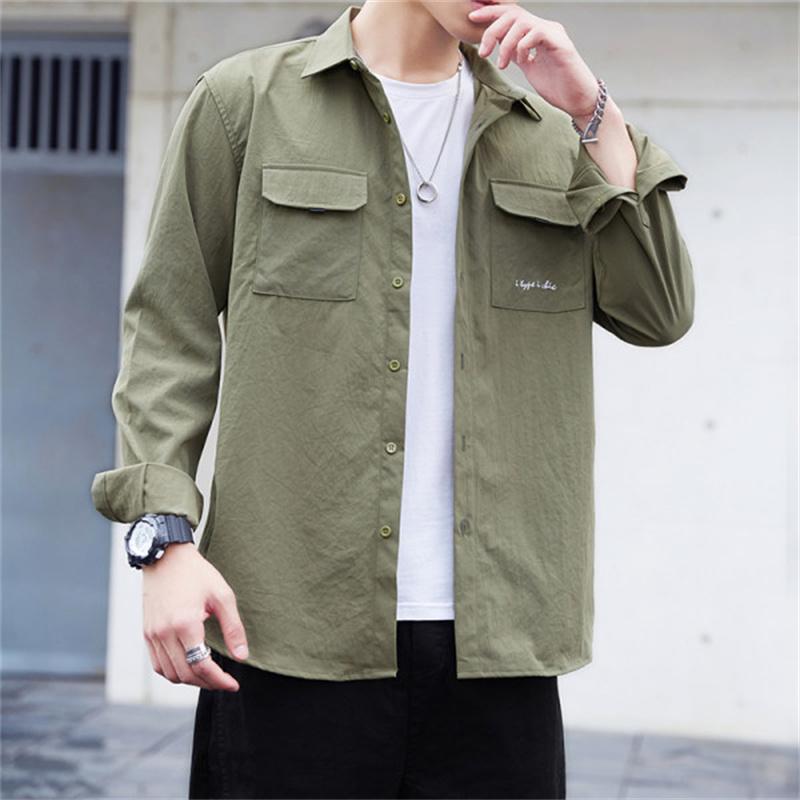 Men's Casual Shirts 2022 Japanese Cotton Retro Long-sleeved Shirt Classic Harajuku Style Office Multi-pocket Workwear Tops, White;black
Men's Casual Shirts 2022 Japanese Cotton Retro Long-sleeved Shirt Classic Harajuku Style Office Multi-pocket Workwear Tops, White;black