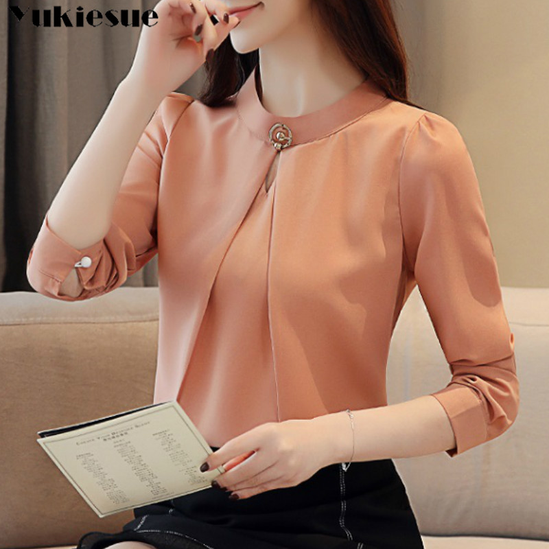 fashion woman blouses 2021 long sleeve chiffon blouse shirt long sleeve women shirts womens tops and blouses blusas femininas, White
fashion woman blouses 2021 long sleeve chiffon blouse shirt long sleeve women shirts womens tops and blouses blusas femininas, White