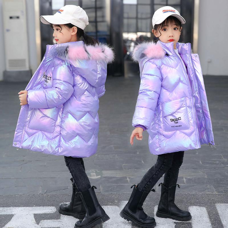 Down Coat 2022 Winter Jacket Parka Girls Jackets Children's Clothing Snow Wear Kids Outerwear Thick Waterproof Bright Leather Clothes, Blue;gray
Down Coat 2022 Winter Jacket Parka Girls Jackets Children's Clothing Snow Wear Kids Outerwear Thick Waterproof Bright Leather Clothes, Blue;gray