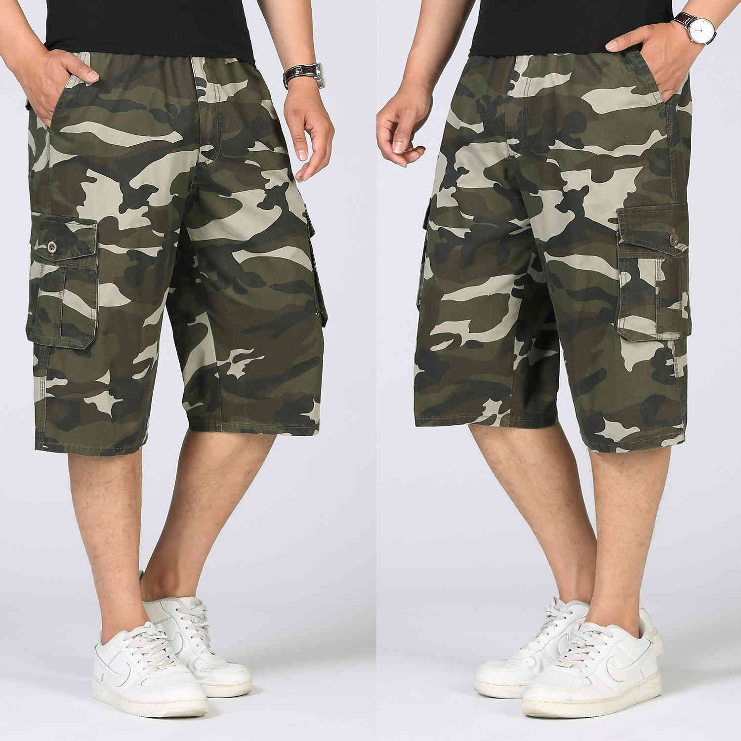 Men's Shorts Cotton Large Size Loose Camouflage Casual Cropped Elastic Pants 6XL Summer Mens Beach Homme Clothing VWEV, Army green
Men's Shorts Cotton Large Size Loose Camouflage Casual Cropped Elastic Pants 6XL Summer Mens Beach Homme Clothing VWEV, Army green