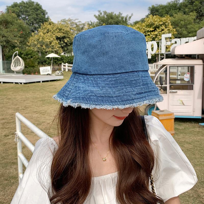Spring Summer Cowboy Bucket Hat Female Cute Simple Korean Version Of Sunscreen Anti-ultraviolet Tassel Travel Beach Sun Ha Wide Brim Hats, Niu-zai-hei
Spring Summer Cowboy Bucket Hat Female Cute Simple Korean Version Of Sunscreen Anti-ultraviolet Tassel Travel Beach Sun Ha Wide Brim Hats, Niu-zai-hei