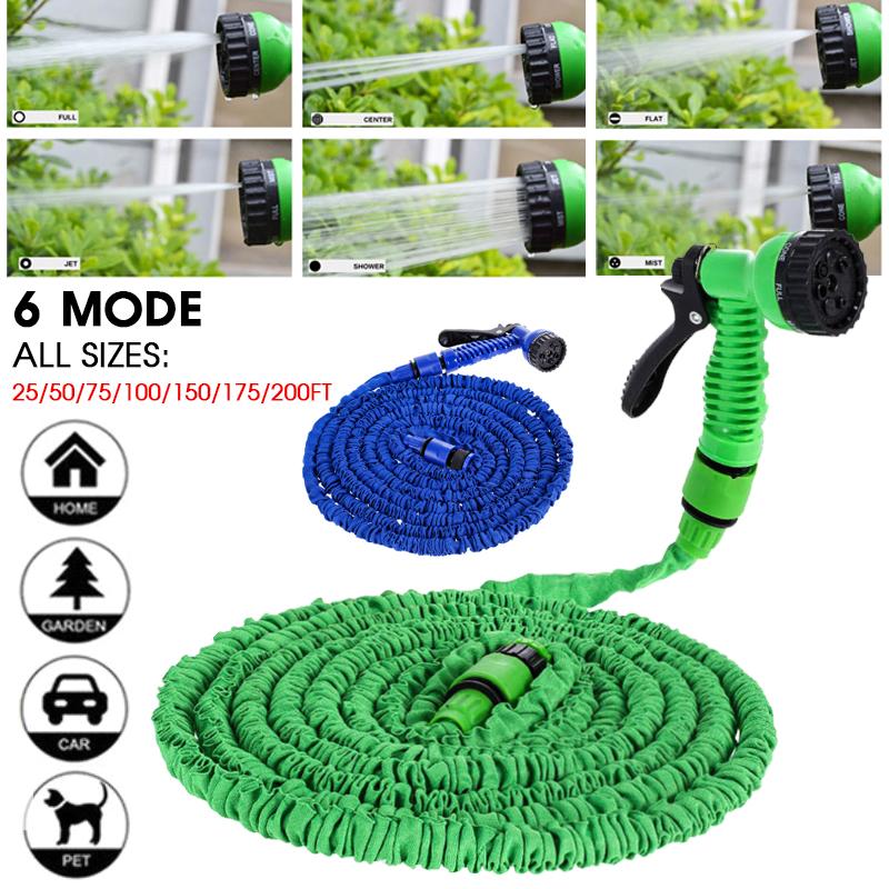 Watering Equipments Expandable Garden Hose Kit 25FT/50FT/75FT/100FT 7 Function Spray Nozzle Sprayer High Pressure Flexible Pipe Dropship, Green
Watering Equipments Expandable Garden Hose Kit 25FT/50FT/75FT/100FT 7 Function Spray Nozzle Sprayer High Pressure Flexible Pipe Dropship, Green