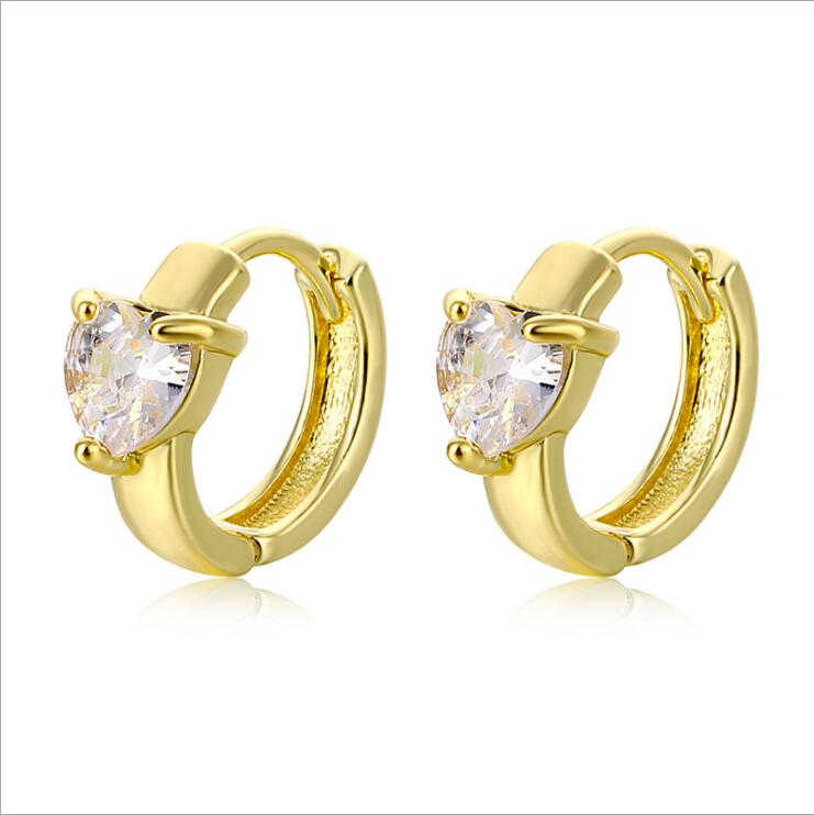 Simple and small heart-shaped zircon 18k Ear Cuff earrings GSFE056 fashion style gift fit women DIY jewelry earring
Simple and small heart-shaped zircon 18k Ear Cuff earrings GSFE056 fashion style gift fit women DIY jewelry earring