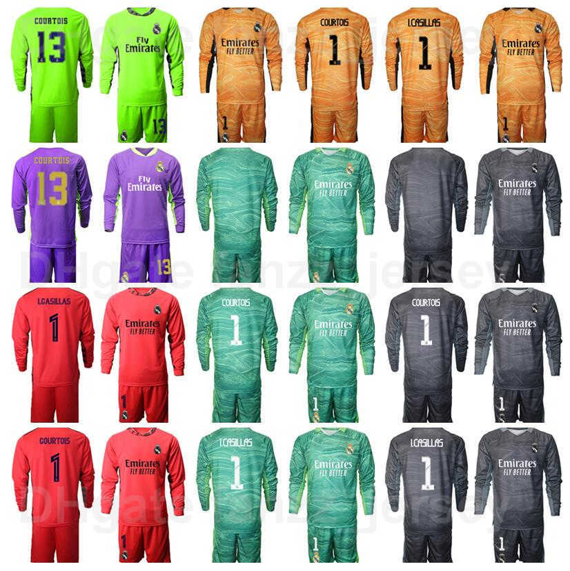 GK Goalie Real Madrid Thibaut Courtois Long Sleeve Jersey Set Goalkeeper Soccer Iker Casillas Keylor Navas Paco Buyo Football Shirt Kits Black Green Orange Purple
GK Goalie Real Madrid Thibaut Courtois Long Sleeve Jersey Set Goalkeeper Soccer Iker Casillas Keylor Navas Paco Buyo Football Shirt Kits Black Green Orange Purple