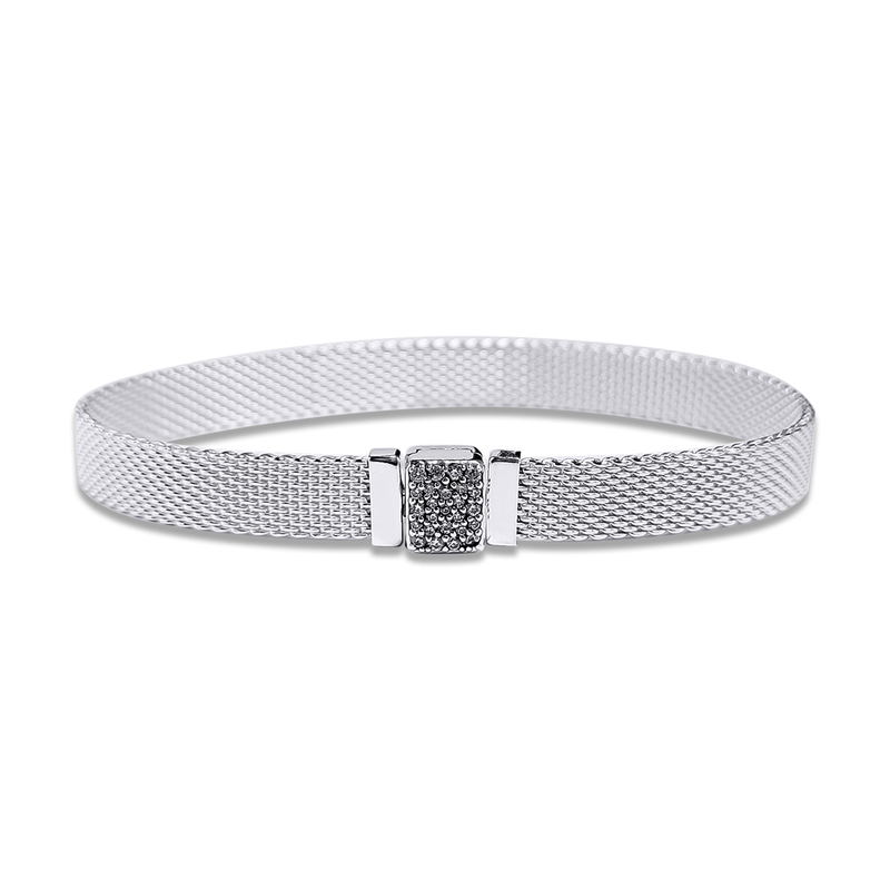 Reflexions Clasp Mesh Valentine Day Jewelry Christmas Aesthetic Signature 100% Real Silver S925 Bracelets Women
Reflexions Clasp Mesh Valentine Day Jewelry Christmas Aesthetic Signature 100% Real Silver S925 Bracelets Women