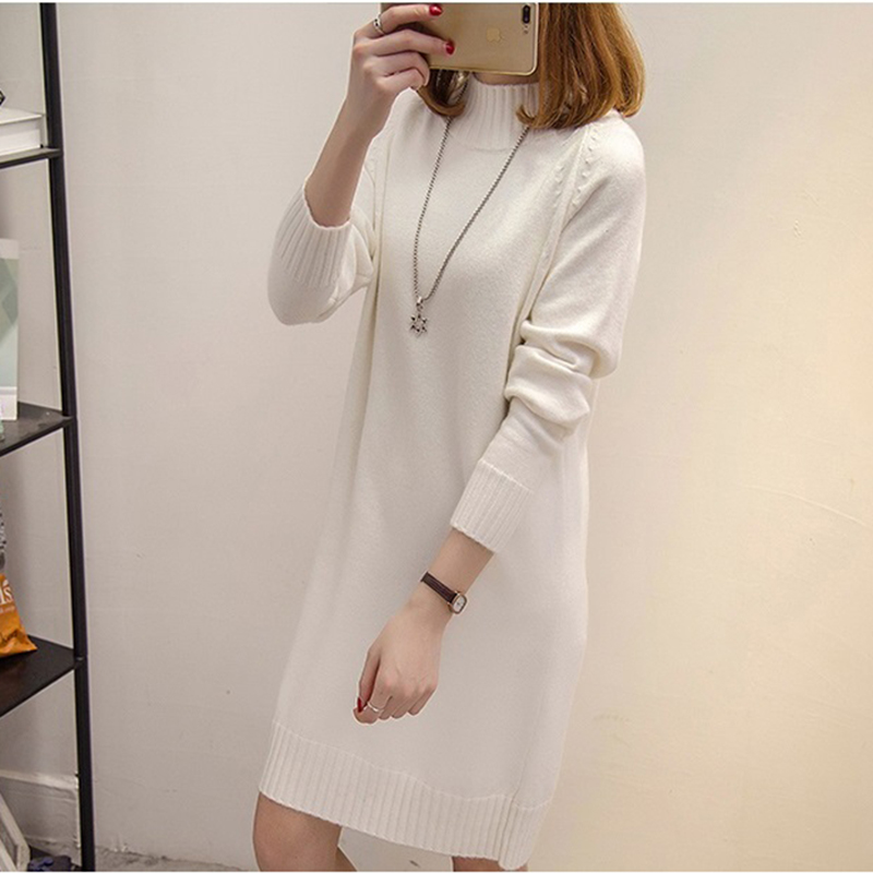 Plus Size Women Sweaters Pullover 2021 Autumn Winter New Fashion Half-high Collar Long Knitted Pullovers Lady Warm Sweater Z578, Dark green
Plus Size Women Sweaters Pullover 2021 Autumn Winter New Fashion Half-high Collar Long Knitted Pullovers Lady Warm Sweater Z578, Dark green