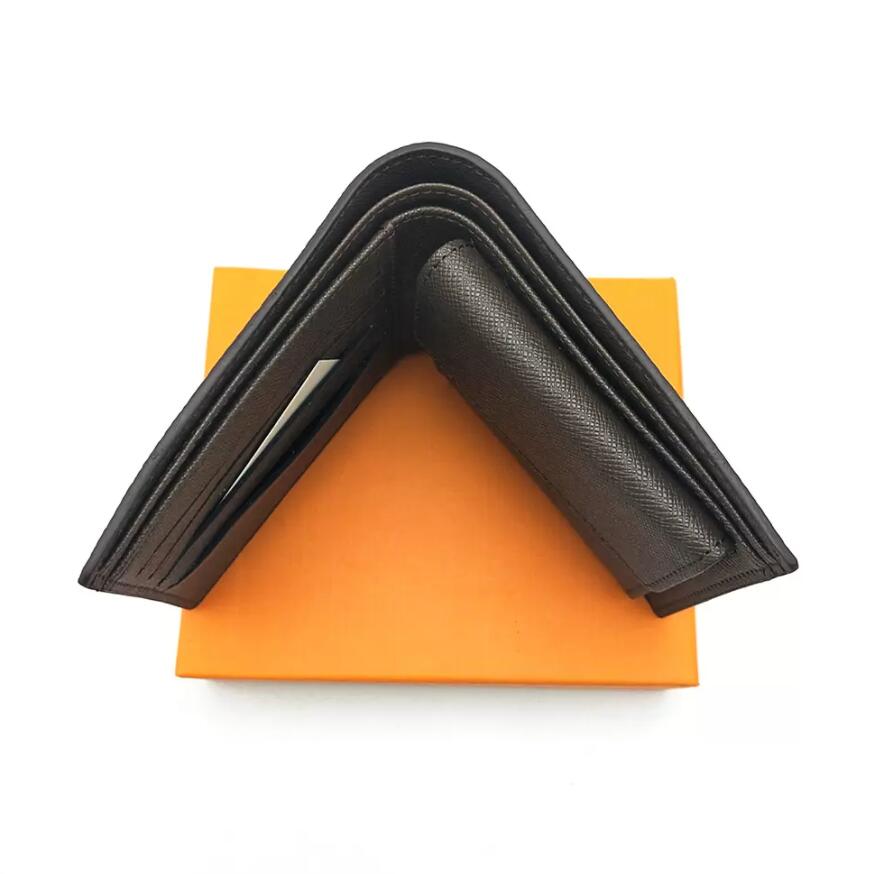 6 colors brand wallet designer mens leather short wallet wallet with box frame dust bag manual a variety of styles