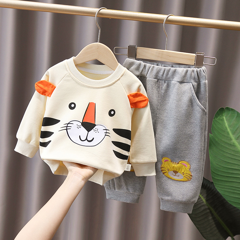 Kids Baby Boys Clothes Set Long Sleeve Tiger Top T-shirt +Pants Cotton Outfit Toddler Clothing Sets Children clothing 1-4Years, Yellow
Kids Baby Boys Clothes Set Long Sleeve Tiger Top T-shirt +Pants Cotton Outfit Toddler Clothing Sets Children clothing 1-4Years, Yellow
