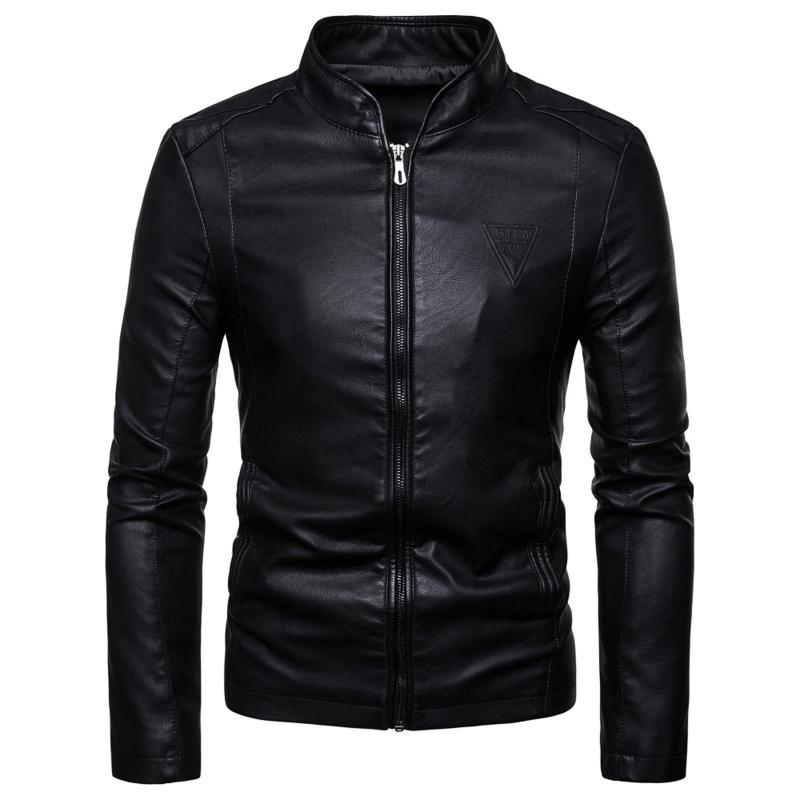 Men's Jackets Leather Jacket Autumn And Winter Fashion Casual Slim-fit Faux Stand Collar Solid Zipper, Coffee
Men's Jackets Leather Jacket Autumn And Winter Fashion Casual Slim-fit Faux Stand Collar Solid Zipper, Coffee