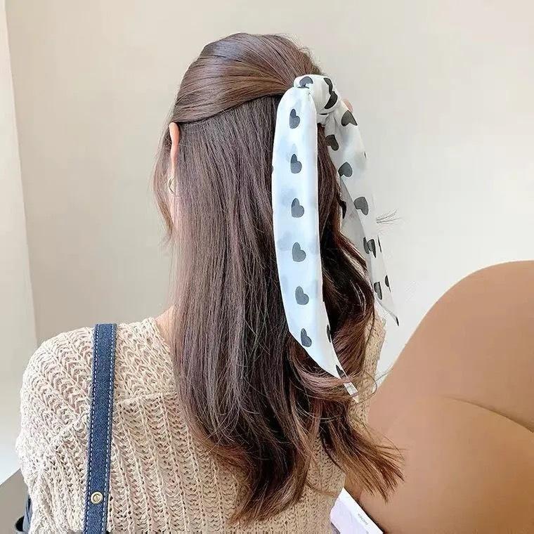 Hair Clips & Barrettes Girl's Sweet Ropes Love Heart Printed Scrunchies Women Ribbon Hairbands Fashion Hairddress Accessories For Summer Dai
Hair Clips & Barrettes Girl's Sweet Ropes Love Heart Printed Scrunchies Women Ribbon Hairbands Fashion Hairddress Accessories For Summer Dai