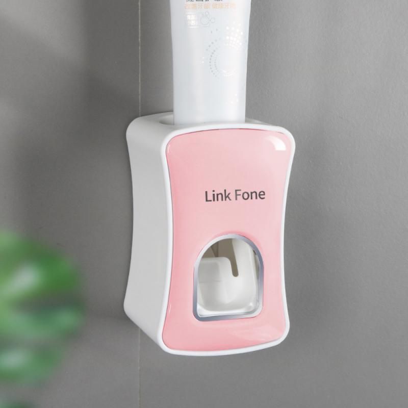 2021 New Automatic Toothpaste Dispenser Bathroom Accessories Set Toothpaste Squeezer Dispenser Bathroom Toothbrush Holder Tool
