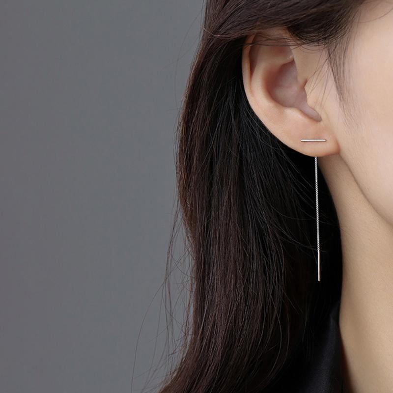 Dangle & Chandelier Fashion Tassel Earrings Chain For Women 2021 Long Silvery Color Statement Ear T-shaped Pendant 7.2cm Elegant Jewelry, Silver
Dangle & Chandelier Fashion Tassel Earrings Chain For Women 2021 Long Silvery Color Statement Ear T-shaped Pendant 7.2cm Elegant Jewelry, Silver
