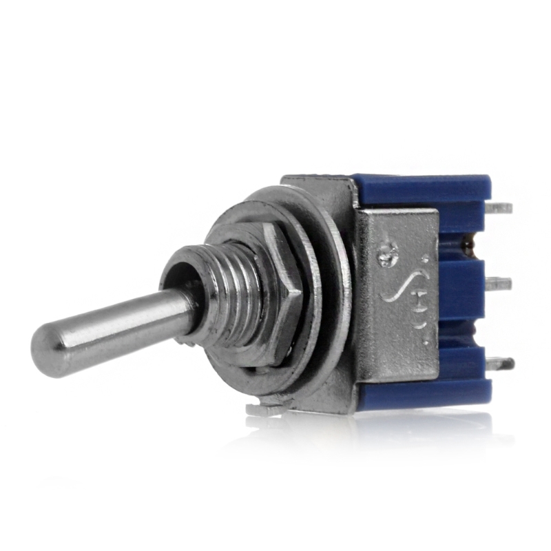 Miniature Tuimel switch Single Pole Double Throw Spdt (MTS102) Op-Op 125VAC 6A 1/4 "Mounting MTS-102