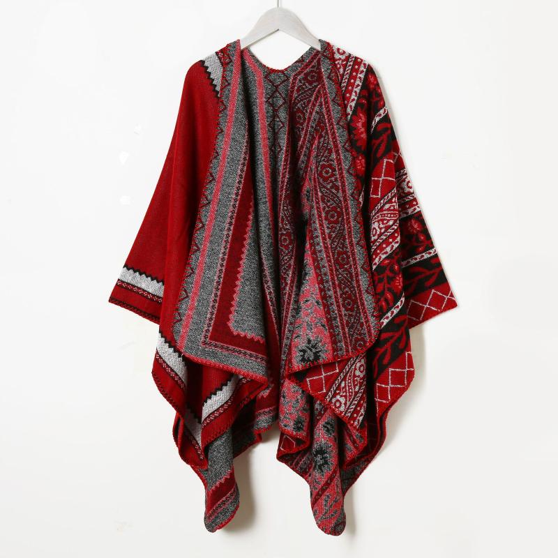 Scarves PHLE Split Shawl Women Autumn And Winter Shoulder Cloak Thickened Imitation Cashmere Travel Big Factory Wholesale
Scarves PHLE Split Shawl Women Autumn And Winter Shoulder Cloak Thickened Imitation Cashmere Travel Big Factory Wholesale