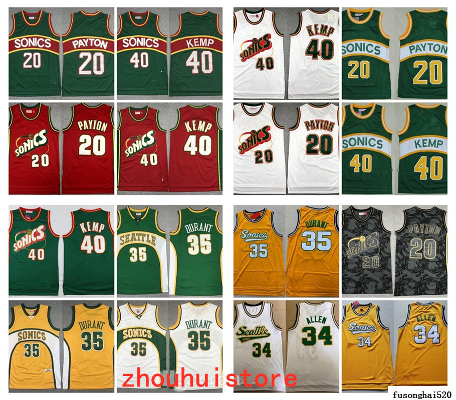 Men SeattleSupersonicsBasketball Jersey Kevin 35 Durant 40 Shawn Kemp 20 Gary Payton 34 Ray Allen RetroNbajerseys, Black;red
Men SeattleSupersonicsBasketball Jersey Kevin 35 Durant 40 Shawn Kemp 20 Gary Payton 34 Ray Allen RetroNbajerseys, Black;red