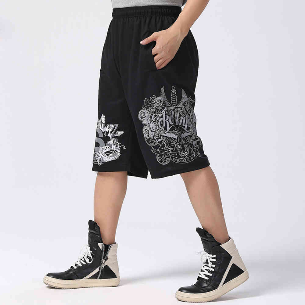 Fashion Summer Hip Hop Plus Size Loose Drawstring Male Streetwear Men Cotton Shorts Elastic Waist Print Baggy Bermuda 210518, Black
Fashion Summer Hip Hop Plus Size Loose Drawstring Male Streetwear Men Cotton Shorts Elastic Waist Print Baggy Bermuda 210518, Black