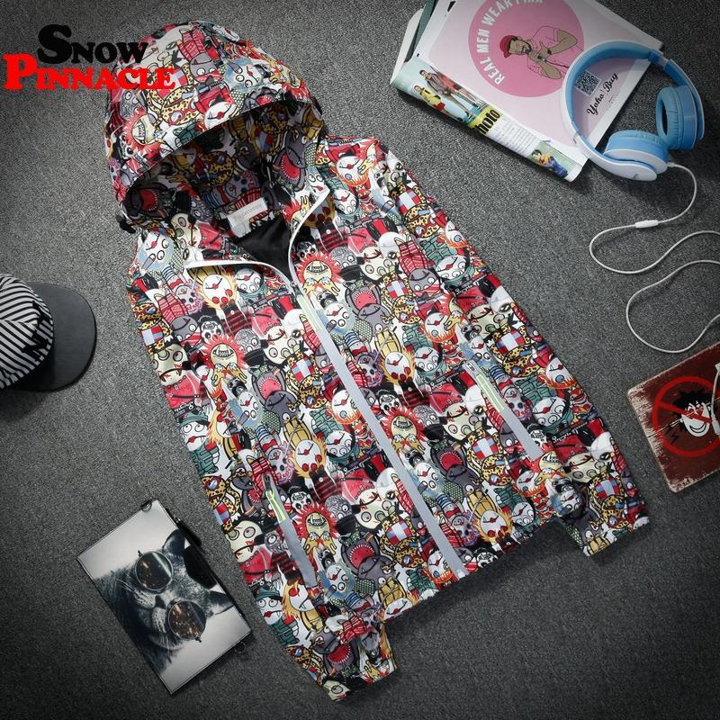 women jackets Winbreaker female Casual Hoodies Jackets Printed Clothes Woman's Hooded Windbreaker Outwear Streetwear 210524