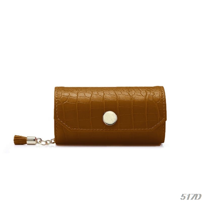 Portable Daily Jewelry Travel Organizer Roll Up Bag Case Storage Holder New 210402
